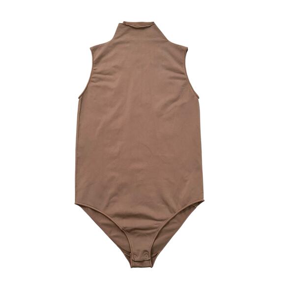 SKIMS tan high-neck bodysuit size S/M - Picture 1 of 8